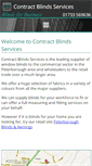 Mobile Screenshot of contractblindsservices.co.uk