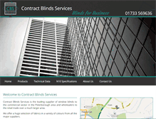 Tablet Screenshot of contractblindsservices.co.uk